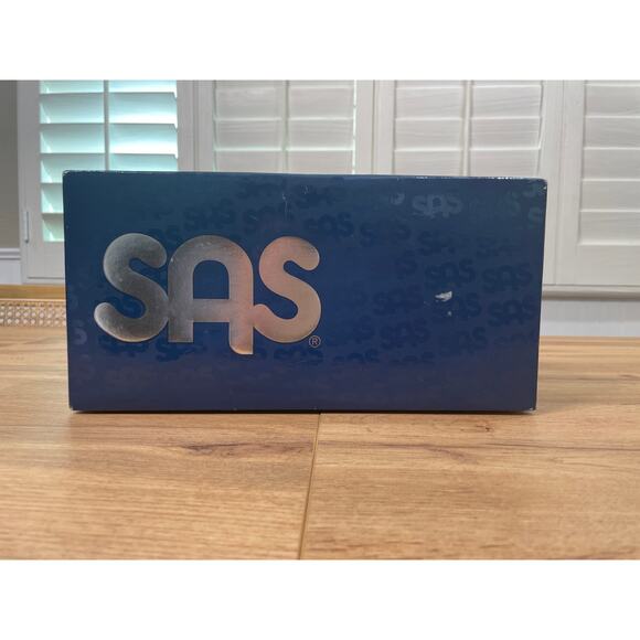 SAS Metro Slip On Loafers Smooth Black Leather Size 7.5 Double Wide NIB Slip-On - Picture 13 of 13